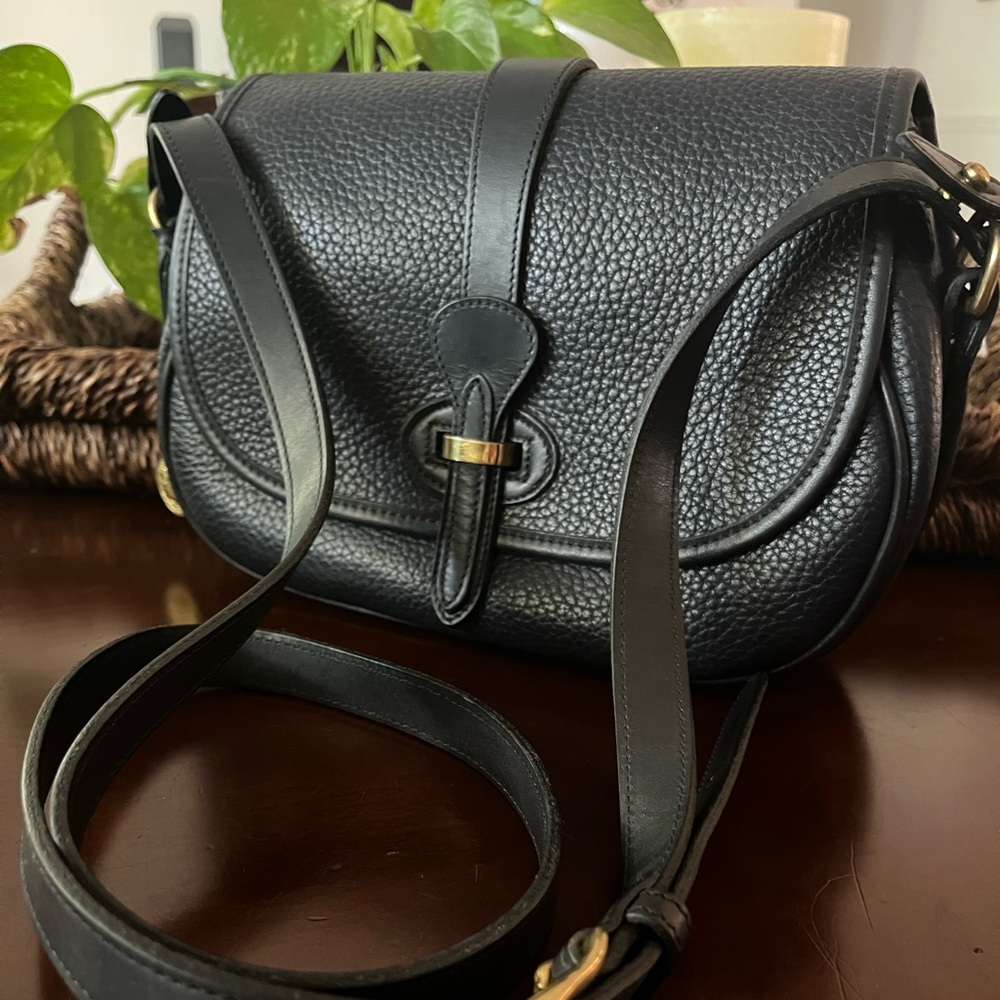 Vintage Dooney & Bourke Coastal Blue Equestrian Tack Bag